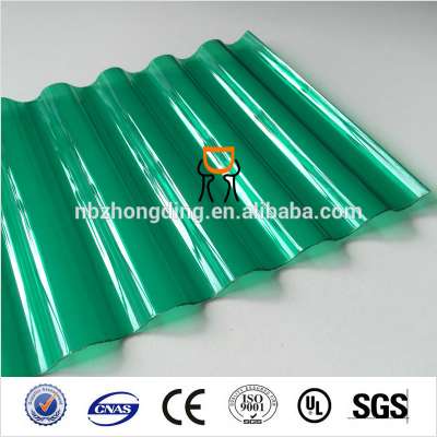 0.8mm 10-year warranty polycarbonate PC corrugated roma sheet