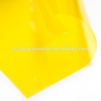 Yellow PC film,Flexible polycarbonate film,High quality polycarbonate film