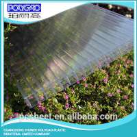 trade assurance servise Factory Hollow PC Sheet Polycarbonate four Wall Sheet PC sun board sheet