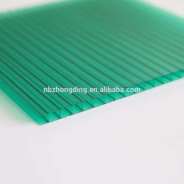 100% virgin UV protection Sabic material 3 layer cellular polycarbonate sheet